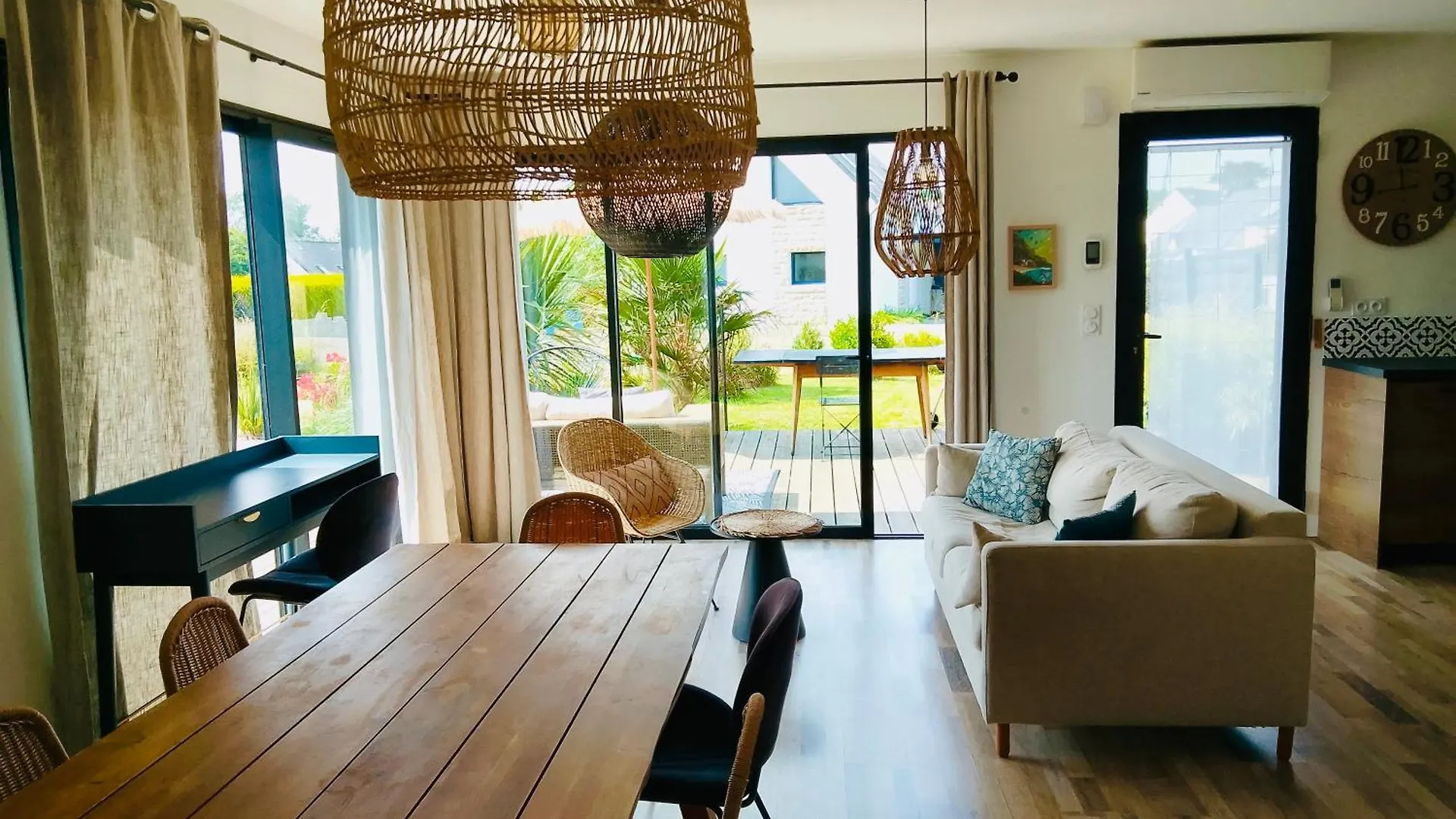 Ferienhaus Sozen - Maison Bois Recente, Lumineuse Avec Terrasse Et Grand Jardin, Proche Des Plages Tréogat